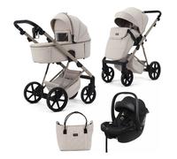 Mee-go Milano Natura 3 in 1 Travel System - Vanilla