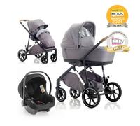 Mee-Go UNO Plus 3-in-1 Travel System - Grey/Chrome