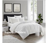 Meeallhome Box Stitched Bed Comforter 225*220cm White