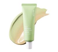 Meebak Cica Redness Solution Lite - Green Color Correcting CC Cream for Redness Relief w/ Niacinamide & Centella Asiatica, Korean Tone Up Cream, Tinted Moisturizer for Sensitive, Fair to Medium Skin