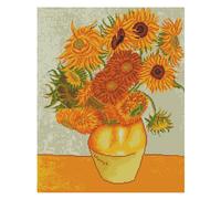 Meecaa Cross Stitch Kits Count Stamped, Sunflower 11 (48CMx58CM)