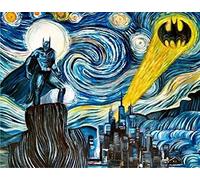 Meecaa Paint by Numbers Starry Sky Superman Devil Kit for Adults Beginner DIY Oil Painting 16x20 inch (Starry Sky, No Frame)