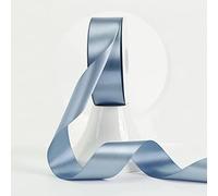 MEEDEE Dusty Blue Satin Ribbon - 1-1/2 Inch Double Faced Satin Ribbon by 50 Yards for Crafts, Weddings, Flower Bouquets, Holiday Decorating