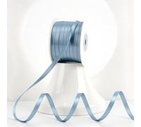 MEEDEE Dusty Blue Satin Ribbon 1/4 Inch Lux Double Sided Satin 100 Yards Spool Blue Thin Ribbon for Crafts, Gift Wrapping, Ornaments, Holiday Decorating, Hair Bow, Wedding, Birthday, Party Supplies