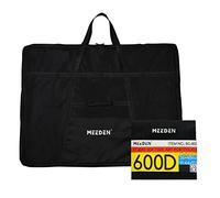 MEEDEN A0 Art Portfolio Bag 91 X 122 CM, Waterproof Black Canvas Portfolio Case with Shoulder Strap, Carrying Storage Case for Artwork, Poster, Sketching, and Drawing