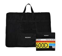 MEEDEN A1 Art Portfolio Bag 81 X 107 CM, Waterproof Black Canvas Portfolio Case with Shoulder Strap, Carrying Storage Case for Artwork, Poster, Sketching, and Drawing