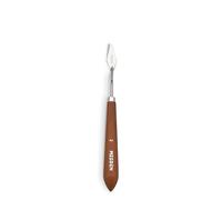 MEEDEN Artist Palette Painting Knife: 8.11" Flexible Stainless Steel Art Pallet Scraper Knife with Wood Handle for Oil, Acrylic, Color Mixing, #2