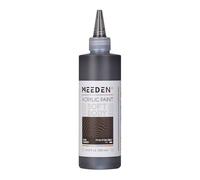 MEEDEN Raw Umber Acrylic Paint: 250ml/8.8oz Soft Body Bulk Acrylic Colours in Squeeze Bottle - Fluid Flow Art Paints for Artists Canvas Painting