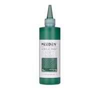 MEEDEN Soft Body Acrylic Paint: Sap Green 250ml/8.8oz Bulk Acrylic Colours in Squeeze Bottle - Fluid Flow Art Paints for Artists Canvas Painting