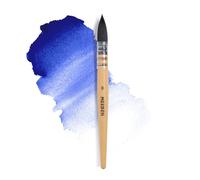 MEEDEN Watercolor Brushes Professional - Synthetic Squirrel Hair Artist Paint Brushes Set with Beech Wood Handle Great for Artists Hobbyists Size 8