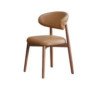 Meedlopia Mid Century Modern Dining Chairs,Dining Room Chair,Commercial Armless Living Room Chair for Kitchen & Dining Room,Solid Wood Legs and Leather Sponge Seat Cushion(1/2/4Pcs)
