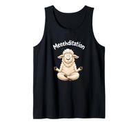 Meeehditation Funny Sheep Yoga Tank Top