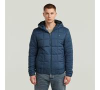 Meefic Quilted Hooded Jacket - Medium blue - Men M
