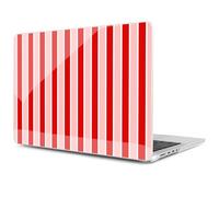 MEEgoodo Case for MacBook Pro 16 inch 2026 2024 2023 2021,Laptop Shell Compatible with M5 M4 M3 M2 M1 Pro/Max Chip,Fit Model A3429/A3428/A3403/A3186/A2991/A2780/A2485,Red&White Stripe