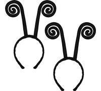 meekoo 2 Pieces Butterfly Antenna Headband Costume Hair Band for Halloween Parties