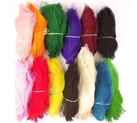 Meena Supplies 100x Extra Large 8" - 10" Skeleton Leaves! Bulk Wholesale Clearance! (Yellow)