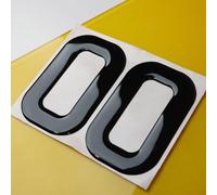 Meena Supplies 10x Wholesale Gel Letters Digits for Number Plates 3D 4D 3M - 0