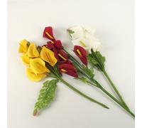 Meena Supplies Medium Foam Cala Lilys - White - Artificial Flowers