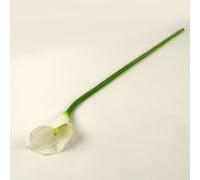 Meena Supplies Premium Real Touch Long Stemmed Cala Lily Green - Artificial Flowers