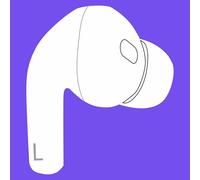 Meenova Genuine A2699, One Left Ear Side Replacement Only, OEM Single Left Earbuds, A2698, for Air Pro (2nd Generation) Lightning Version, Compatible with Original Pods Pro 2 Case EarPads, Not New