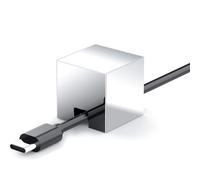 meenova Stainless Steel Cable Clips, Adhesive Cord Holders, EV Glue on The Bottom to Increase Friction. Management Charger Wire Holder Clips for Desk, Home, Office, Car, Cubicle, Nightstand