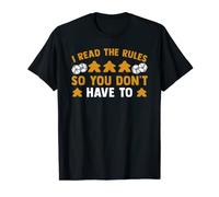 Meeple Board Games Funny I Read The Rules T-Shirt