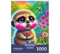 Meerkat, 1000-piece Jigsaw Puzzle, Competitive Tabletop Challenge Introducing Timed Goals Scoring Excitement, Entertaining Activity Suitable for Friendly Contests Group Play, Suitable for Ages 12+,
