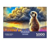Meerkat, 1000-piece Jigsaw Puzzle, Family Friendly Educational Game Encouraging Cooperation Communication Shared Goals, Meaningful Parent Child Bonding Activity during Evenings Weekends, Suitable for