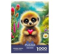 Meerkat, 1000-piece Jigsaw Puzzle, Shared Recreational Experience Fostering Emotional Connection Trust Collaboration, Relaxing Home Entertainment Suitable for Multiple Generations, Suitable for Ages 1