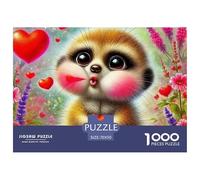 Meerkat, 1000-piece Jigsaw Puzzle, Thoughtfully Designed Pastime Supporting Entertainment Education Mindfulness Aesthetics, Ideal Companion for Modern Home Lifestyles, Suitable for Ages 12+, 70x50cm