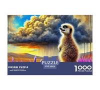 Meerkat 1000 Piece Puzzle for Adults Gift for Her, Him38x26cm/1000pcs