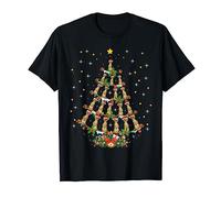 Meerkat Animal Lvoer Xmas Gift Meerkat Christmas Tree T-Shirt