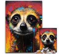 Meerkat Colorful 1000 Pieces Puzzles for Adults Impossible Jigsaw Puzzles for Adults Creative Family Game & Home Decor, for Teenagers 1000 PCS(38x26cm)