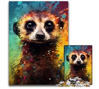 Meerkat Colorful Jigsaw Puzzles 1000 Pieces for Adults Puzzles for Adults Gift for Men And Women Daily & Special Occasion 1000 PCS(75x50cm)