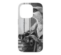 Meerkat Detective Trench Coat Binoculars Noir Art Case for iPhone 14 Pro