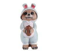 Meerkat Garden Ornaments - Garden Sculptures & Statues, Meerkat Gifts, Vivid Arts Garden Ornaments, Garden Ornaments Outdoor Animals, Cute Bunny Ears Meerkat Resin for Bedroom Home Outdoor Decor