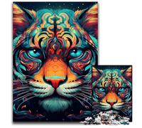 Meerkat Graffiti Painting Jigsaw Puzzles for Adults 1000 Piece Jigsaw Puzzles for Adults for Family And Friends, Suitable for Ages 14+ 50x75CM/19.68x29.52inch