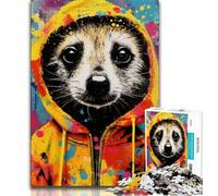 Meerkat JigsawPuzzle 1000 Pieces for Teenagers,Challenging To Complete But Fun And Humorous Birthday Present,Gifts,Wall Art (50x75cm)
