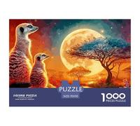 Meerkat LoveHerculean Jigsaw Puzzles for Adults A 1000-Piece (Advanced) Epic of Impossible, Hard, And Difficult Challenging Puzzle Games - The Supreme Gift for Puzzle-Loving Adults And Kids Age 12 Ye