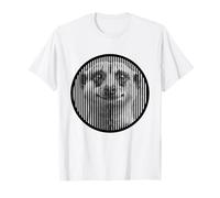 Meerkat Op Art Wildlife Minimalist Design T-Shirt