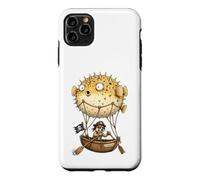 Meerkat Pirate s Funny Puffer Fish Balloon Case for iPhone 11 Pro Max