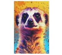Meerkat Puzzle Adults And Teenagers 1000 Pieces Wooden Jigsaw Educational Game Toy Family Decoration (78×53cm)