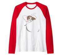 Meerkat Sleeping Animal Pajamas Nap PJs Outfit Gift Meerkat Raglan Baseball Tee