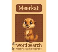 Meerkat Word Search Book: 50+ Puzzle Challenges about Meerkats, Animals, Nature and more