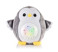 Meero London Penguin AKT13P White Noise Machine,Night Light Projector, Plush Toy Baby Sleep Soother with Night Stars Projector with 15 Musical Lullabies-Gift Pack-Unisex
