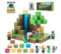 MEESHEEP 128PCS Magnetic Blocks, Build Exact Models Shown in Pictures | STEM Montessori Toys for Girls & Boys Age 3-10 for Kids: Inspiring Creativity, Imagination and Confidence