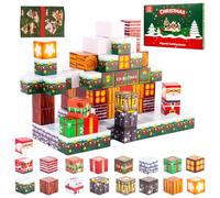 MEESHEEP 150PCS Magnetic Blocks Christmas, Build Exact Models Shown in Pictures | STEM Montessori Toys for Girls & Boys Age 3-10 Inspiring Creativity, Imagination and Confidence