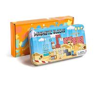 MEESHEEP Magnetic Blocks Travel Set, Engineering-Themed with Tin - Travel-Friendly Airplane & Car Toys for Boys & Girls Ages 3+, Educational Building Set 35PCS, Suprise Gifts for Kids