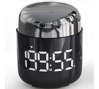 MeesMeek Kitchen Timer, 360 Rotate, Countup/Countdown, LED, Volume