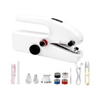 MEESOGA Mini Electric Sewing Machine - Portable Handheld Sewing Machine with 2 Modes & Sewing Accessories, Lightweight & Easy to Use for Beginners, Quick Clothing & Curtain Repairs, DIY Projects